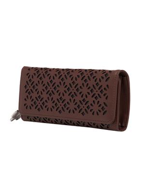 brown leatherette regular purse - 13775947 - Standard Image - 5