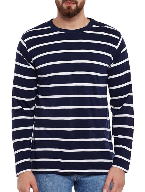 blue cotton t-shirt - 13780447 - Very Small Image - 1