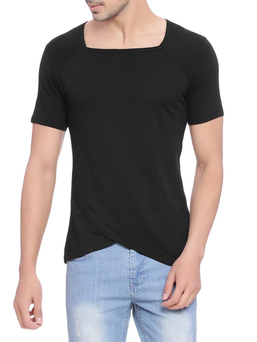 black cotton t-shirt - 13787029 - Zoom Image - 1