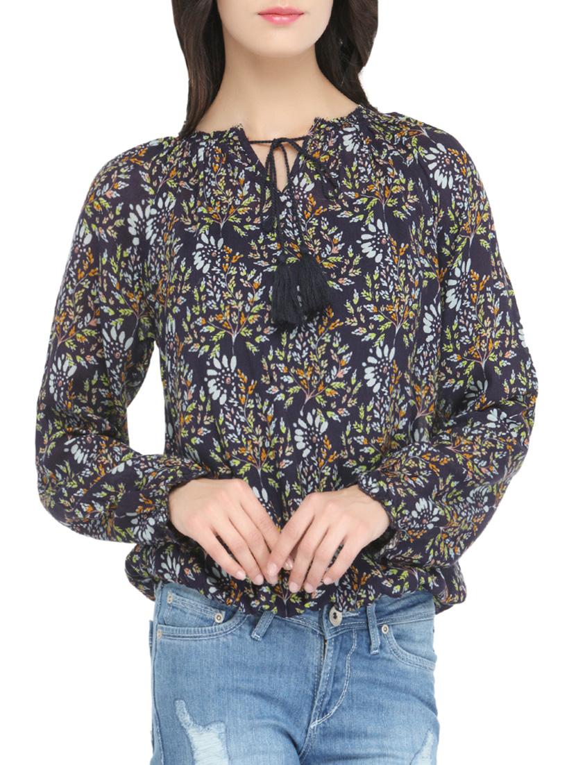 multi colored printed regular top - 13788688 - Zoom Image - 1