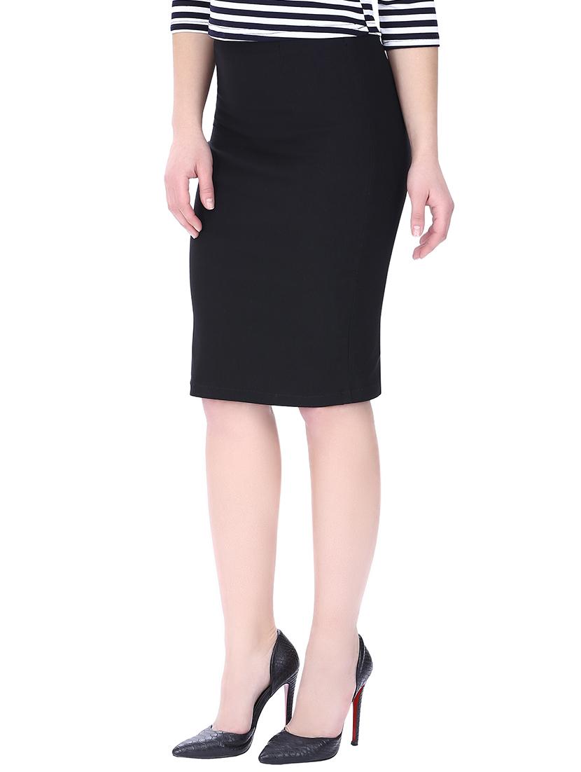black lycra pencil skirt - 13788871 - Zoom Image - 2