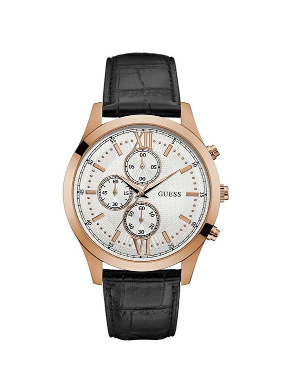 guess silver dial chronograph watch for men - w0876g2 - 13796574 - Zoom Image - 1
