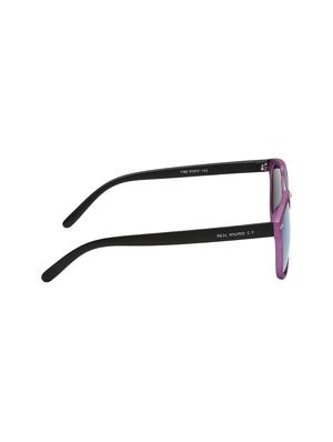 real madrid unisex aviator sunglasses (rm-1182_m.pur/gld) - 13802834 - Standard Image - 3
