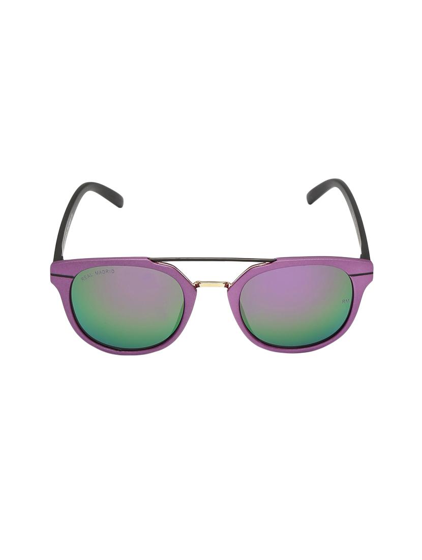real madrid unisex aviator sunglasses (rm-1182_m.pur/gld) - 13802834 - Zoom Image - 1