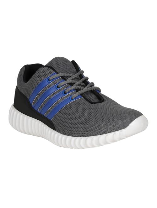 grey Mesh lace up sport shoe - 13803030 - Standard Image - 1