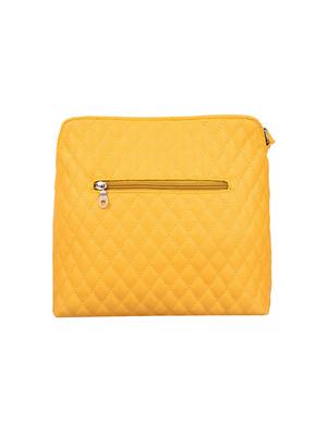 yellow leatherette sling bag - 13809919 - Standard Image - 2