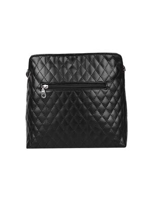 black leatherette sling bag - 13809921 - Standard Image - 2