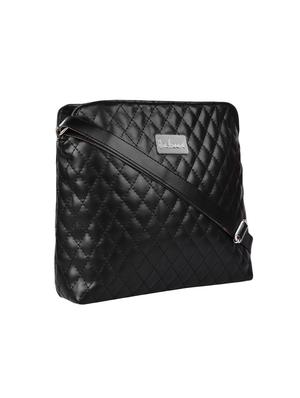 black leatherette sling bag - 13809921 - Standard Image - 5