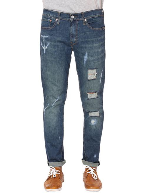 blue denim ripped jeans - 13810294 - Very Small Image - 1