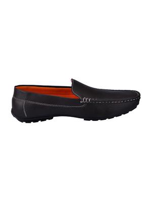 brown leatherette slip on loafer - 13817003 - Standard Image - 2