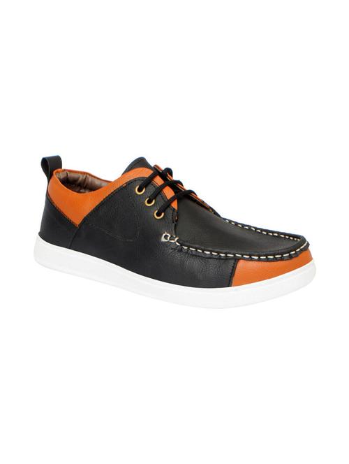 black leatherette lace up shoe - 13817218 - Very Small Image - 1
