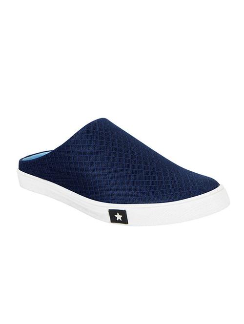 blue mesh slip on mules - 13817284 - Standard Image - 1