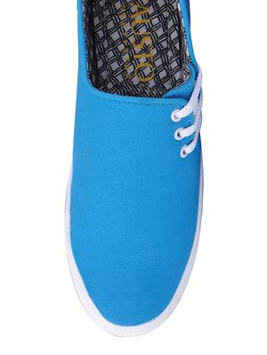 blue canvas casual slipon - 13817648 - Standard Image - 4
