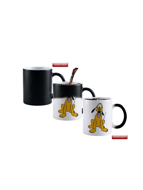 Snoby Magic Mug Black Ceramic Colour Changing Coffee Mug - 13820294 - Standard Image - 1