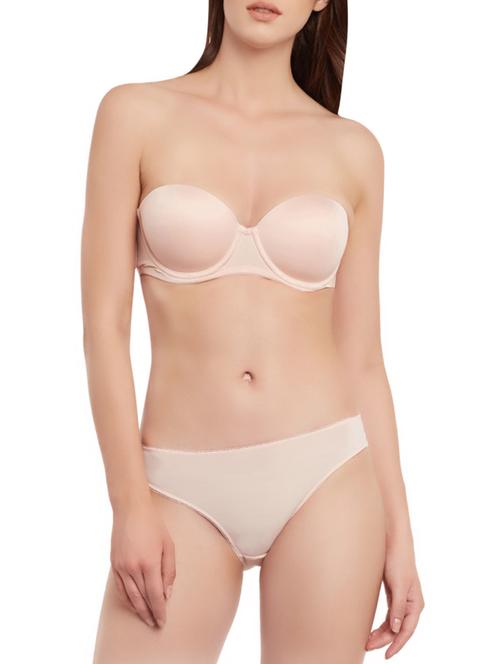 pink nylon bra and panty set - 13822252 - Standard Image - 1