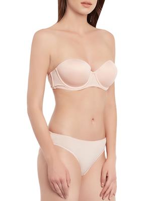 pink nylon bra and panty set - 13822252 - Standard Image - 2