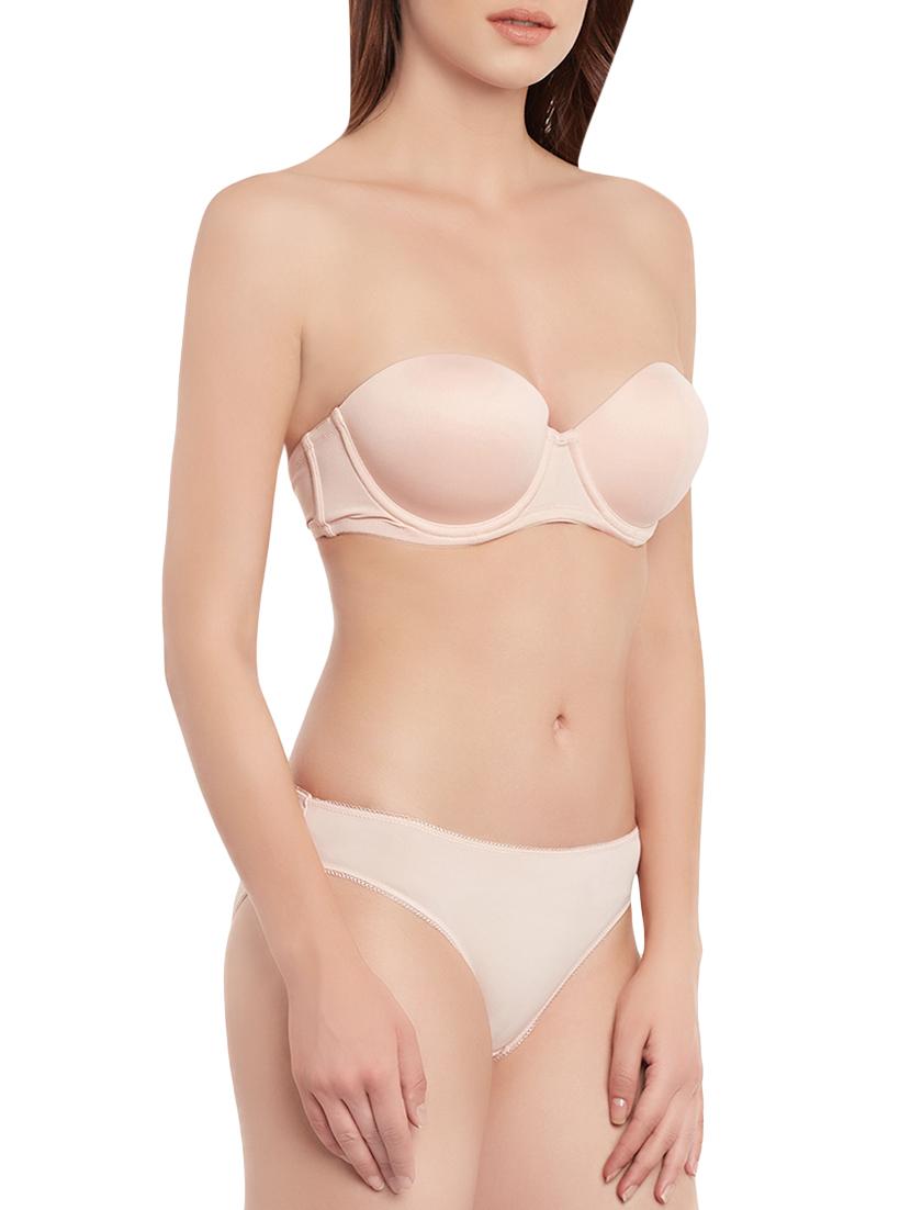 pink nylon bra and panty set - 13822252 - Zoom Image - 2