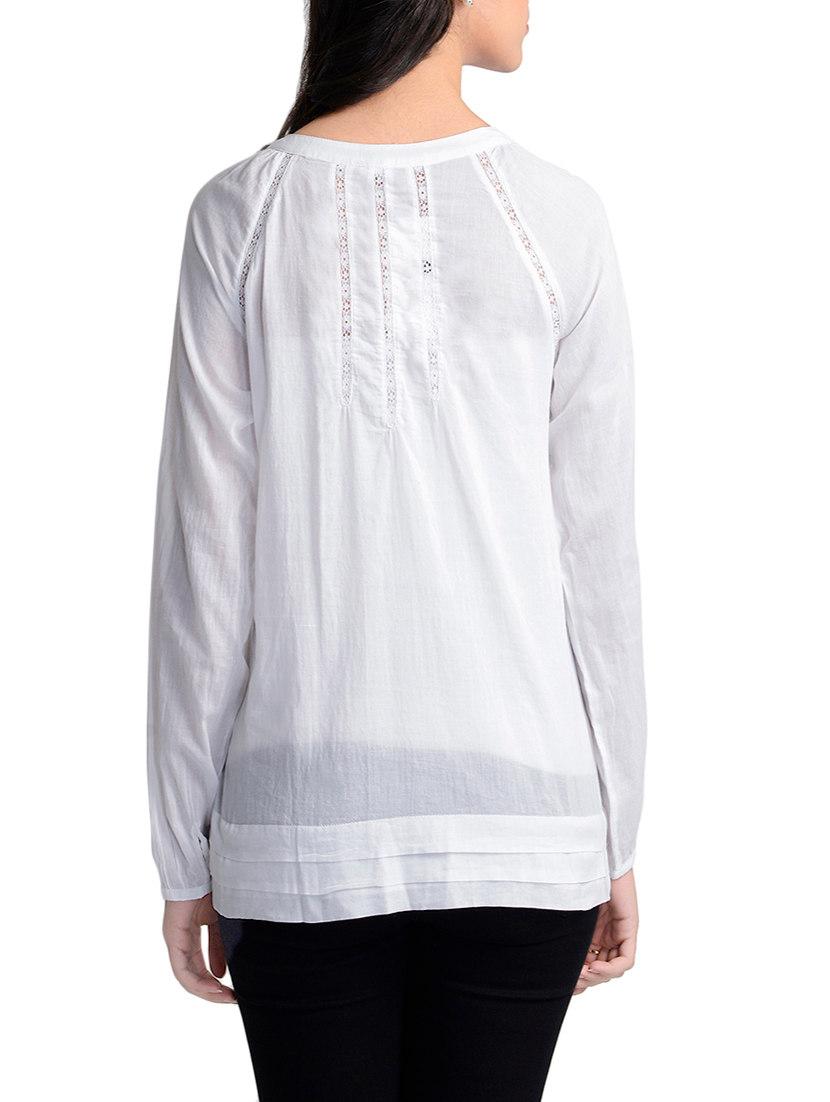 white regular top - 13833532 - Zoom Image - 2