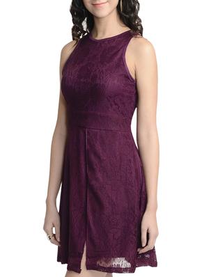 purple skater dress - 13833777 - Standard Image - 3