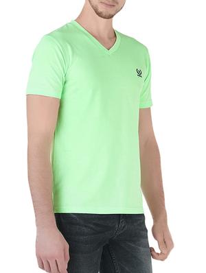 green cotton t-shirt - 13834113 - Standard Image - 2
