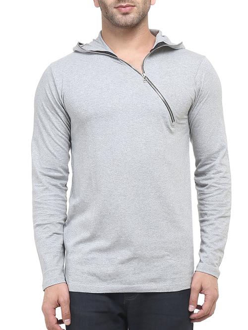 grey cotton t-shirt - 13837969 - Standard Image - 1
