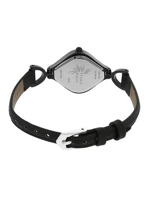 titan black dial analog watch for women - 2531nl01 - 13844460 - Standard Image - 3