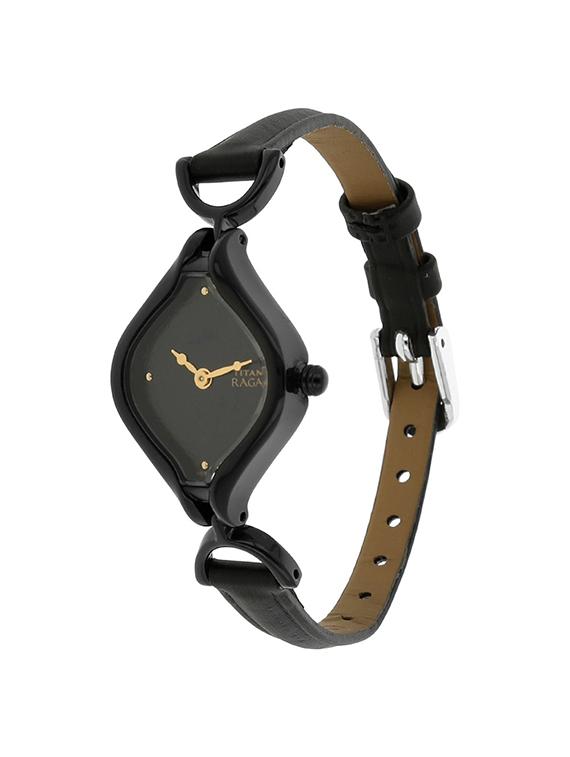 titan black dial analog watch for women - 2531nl01 - 13844460 - Zoom Image - 2