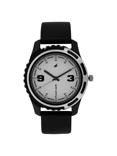 fastrack white dial analog watch for men - 3114pp01 - 13844524 - Very Small Image - 1