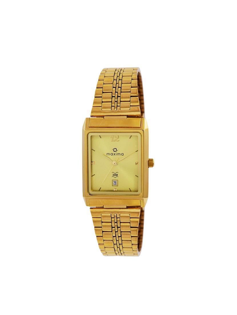 maxima gold dial analog watch for men - 44011cmgy - 13847054 - Zoom Image - 1