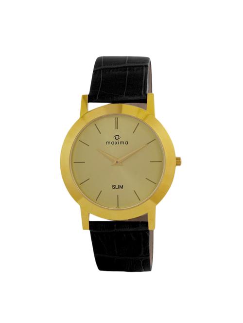 Maxima Gold Dial Analog Watch For MEN - 42101LMGY - 13847056 - Standard Image - 1