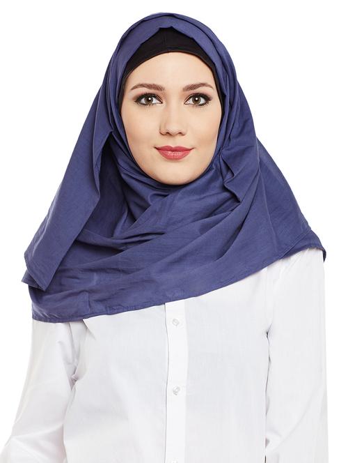 momin libas blue cotton scarf - 13847567 -  Standard Image - 0