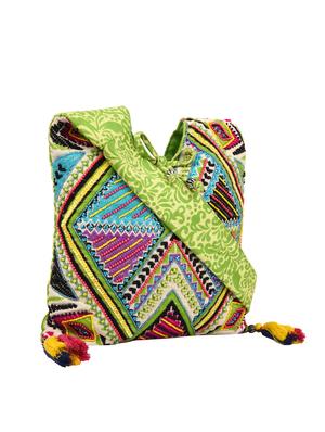 green canvas hobo handbag - 13849406 - Standard Image - 4