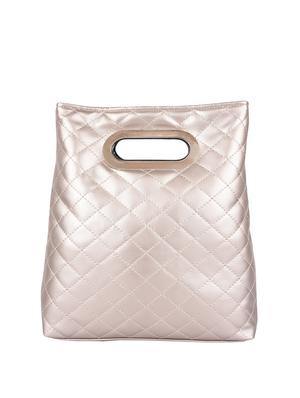 metallic leatherette regular handbag - 13849411 - Standard Image - 2