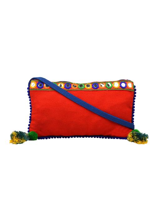 red canvas sling bag - 13849422 - Standard Image - 1