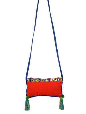 red canvas sling bag - 13849422 - Standard Image - 5