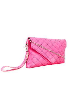 pink leatherette quirky sling bag - 13849428 - Standard Image - 4
