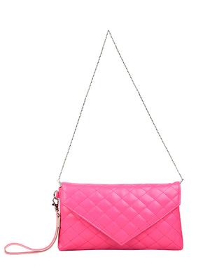 pink leatherette quirky sling bag - 13849428 - Standard Image - 5
