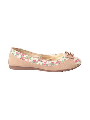 pink faux leather slip on ballerina - 13855154 - Standard Image - 2