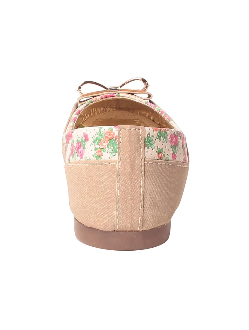 pink faux leather slip on ballerina - 13855154 - Zoom Image - 3