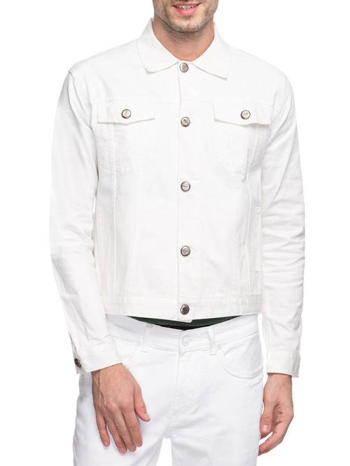 white denim jacket - 13856482 - Very Small Image - 1