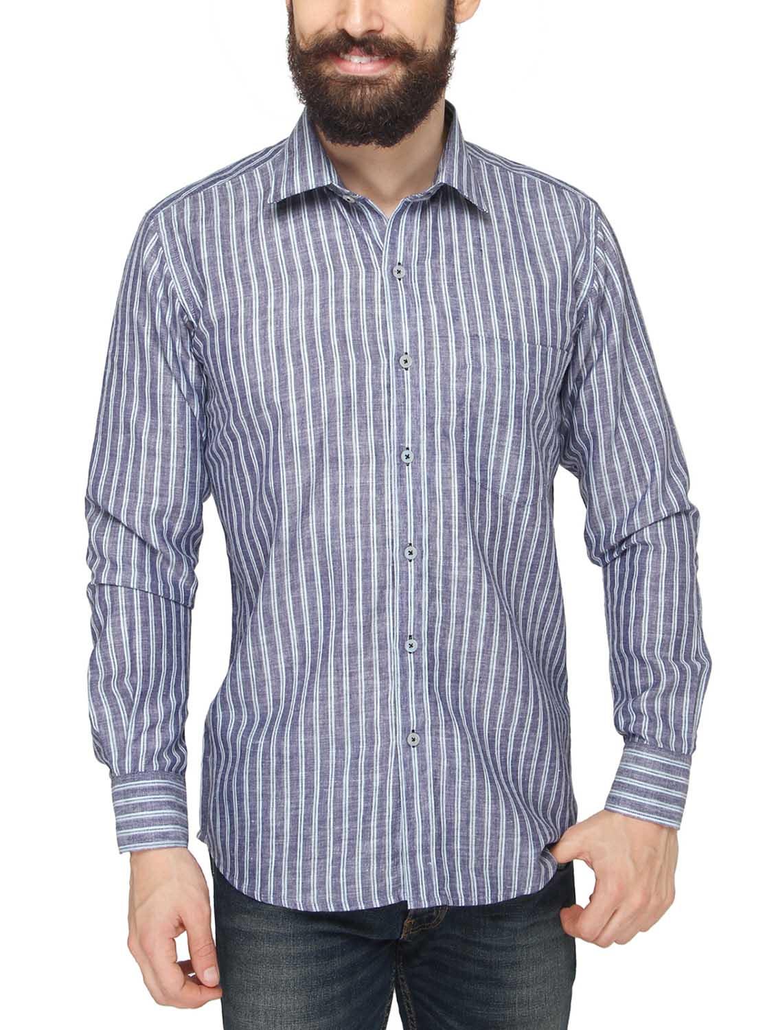 grey casual shirt - 13860586 - Zoom Image - 1
