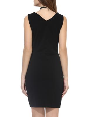side slit knitted bodycon dress - 13861414 - Standard Image - 4