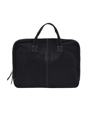 black leather laptop bag - 13861959 - Standard Image - 2