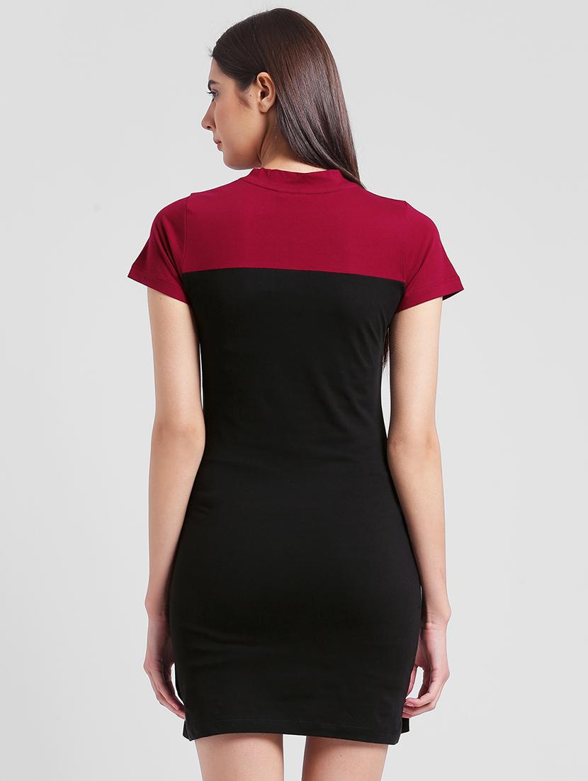 color block bodycon dress - 13869008 - Zoom Image - 3
