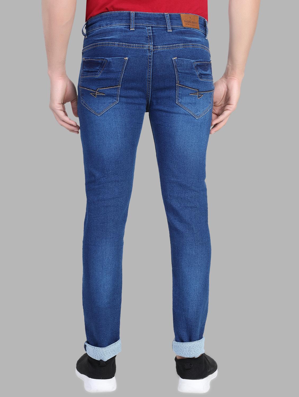 blue denim heavy washed jeans - 13877711 - Zoom Image - 3
