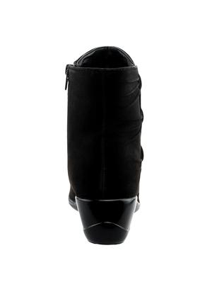 black solid ankle boot - 13879822 - Standard Image - 3