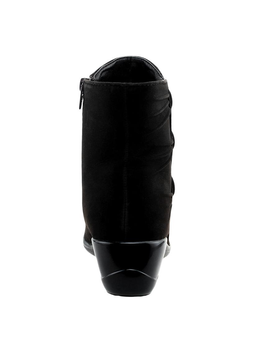 black solid ankle boot - 13879822 - Zoom Image - 3