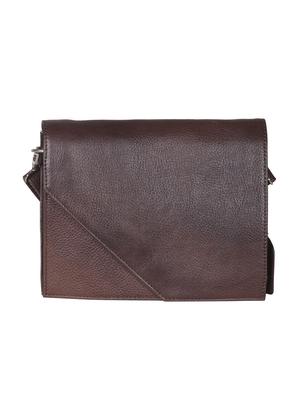 brown leather regular sling bag - 13882908 - Standard Image - 2