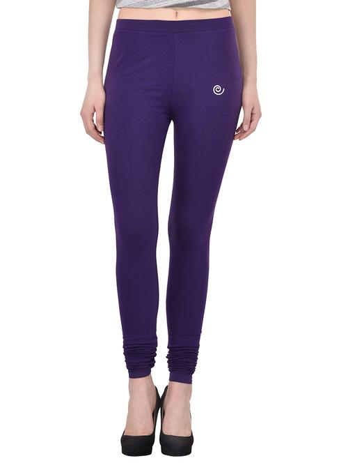 purple cotton leggings - 13891100 - Very Small Image - 1