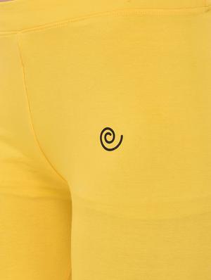yellow cotton leggings - 13891106 - Standard Image - 4